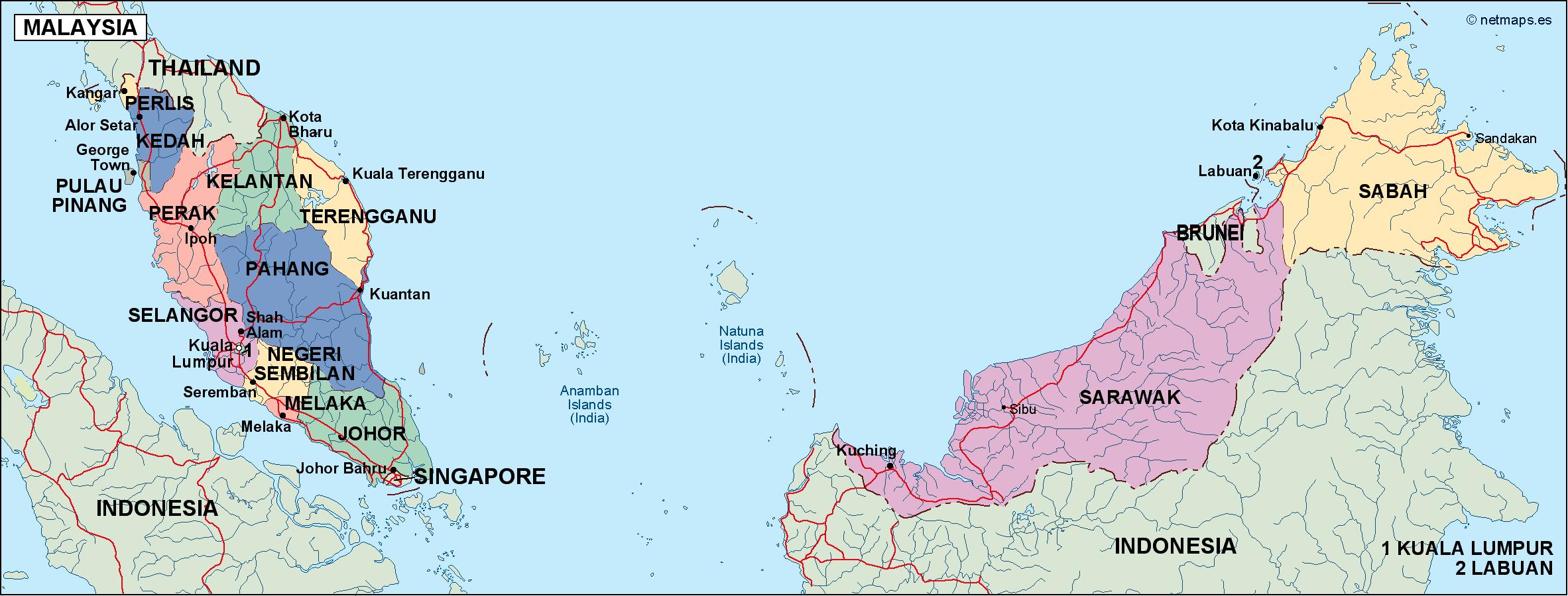 Малайзия политическая. Малайзия на карте. Малайзия харитаси. Малайзия карта 360.