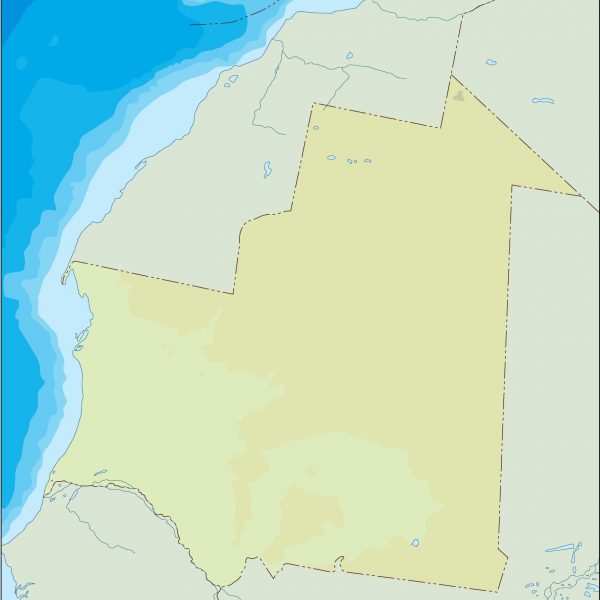 mauritania illustrator map